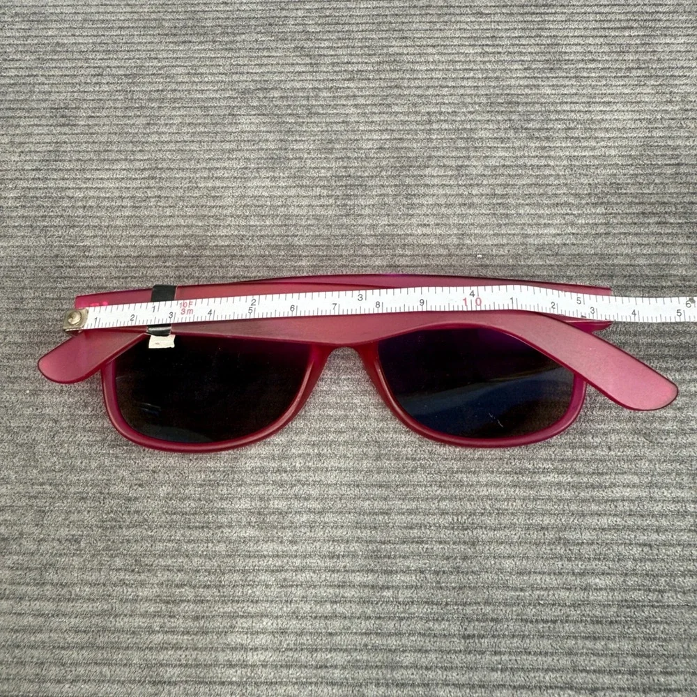 Zoo York Pink Translucent Wayfarer Y2K Sunglasses Blue Mirrored 20050-822650-ZYS